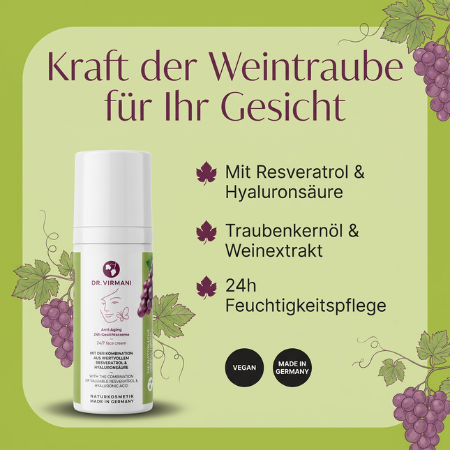 Dr.Virmani Gesichtscreme - für Gesicht, Hals und Dekolleté Probe